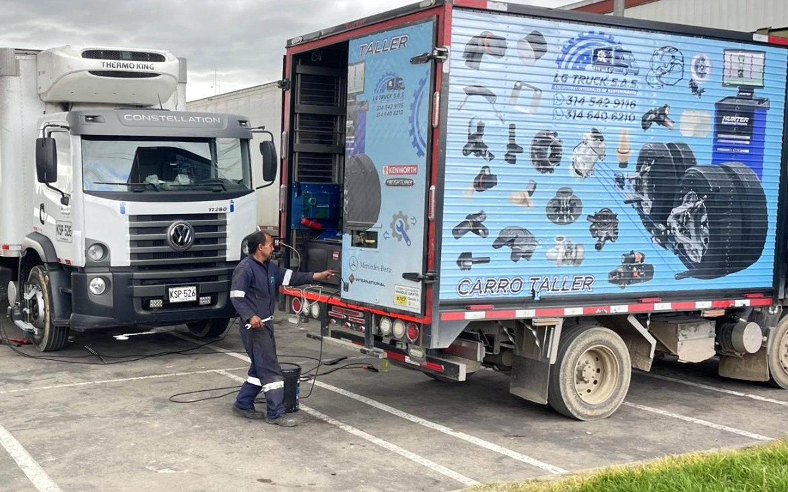 Atención a tractomula — LG TRUCK S.A.S.